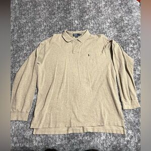 Polo by Ralph Lauren Beige Long Sleeve Shirt